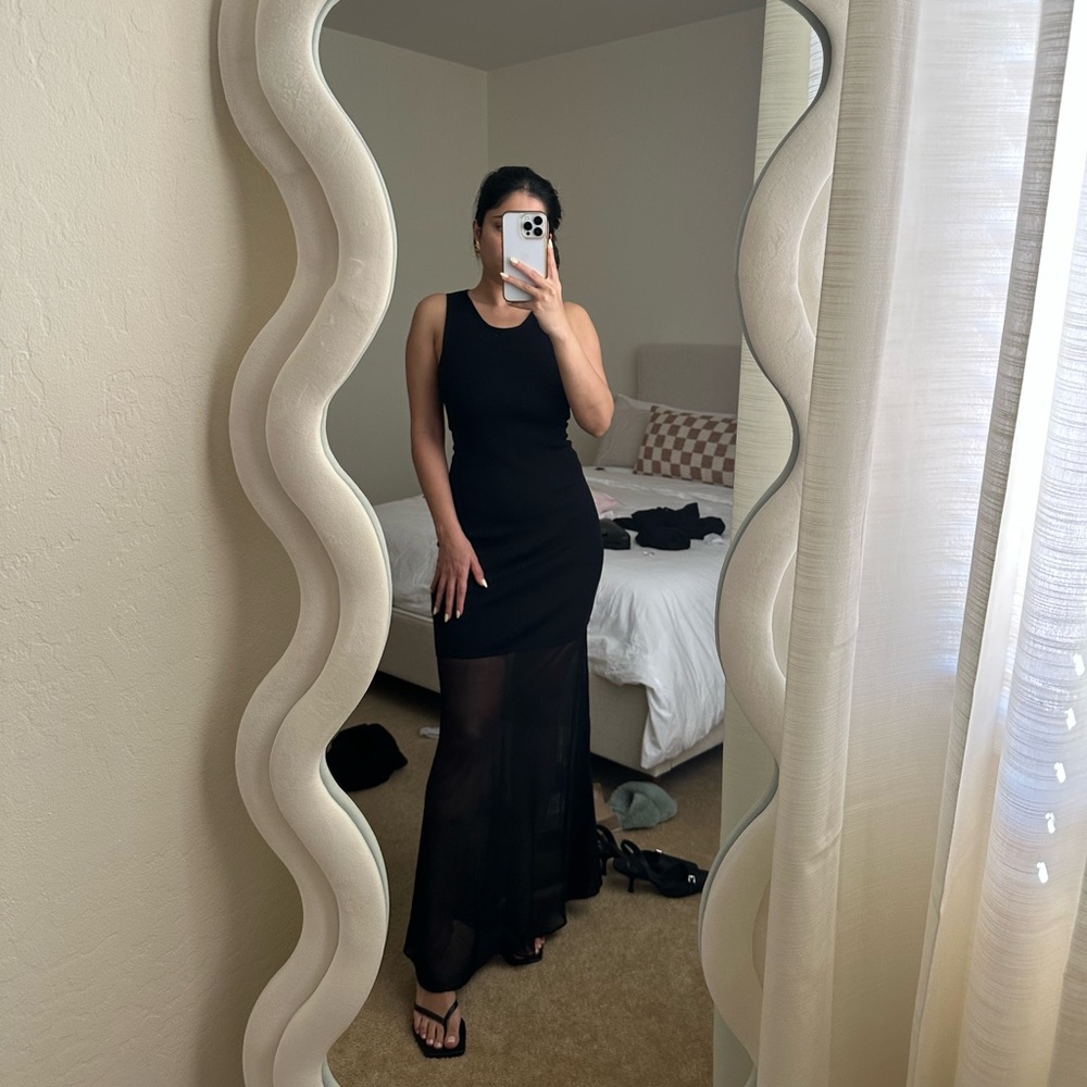 Zara knit maxi dress